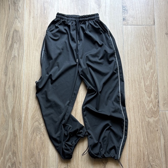Pants - Korean brand Black Women’s Drawstring Track Pants